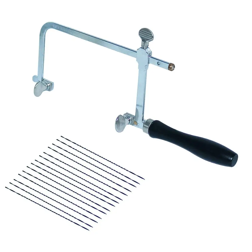 Ювелирная рама пилы регулируемая с 12 различными пилами профессиональный набор