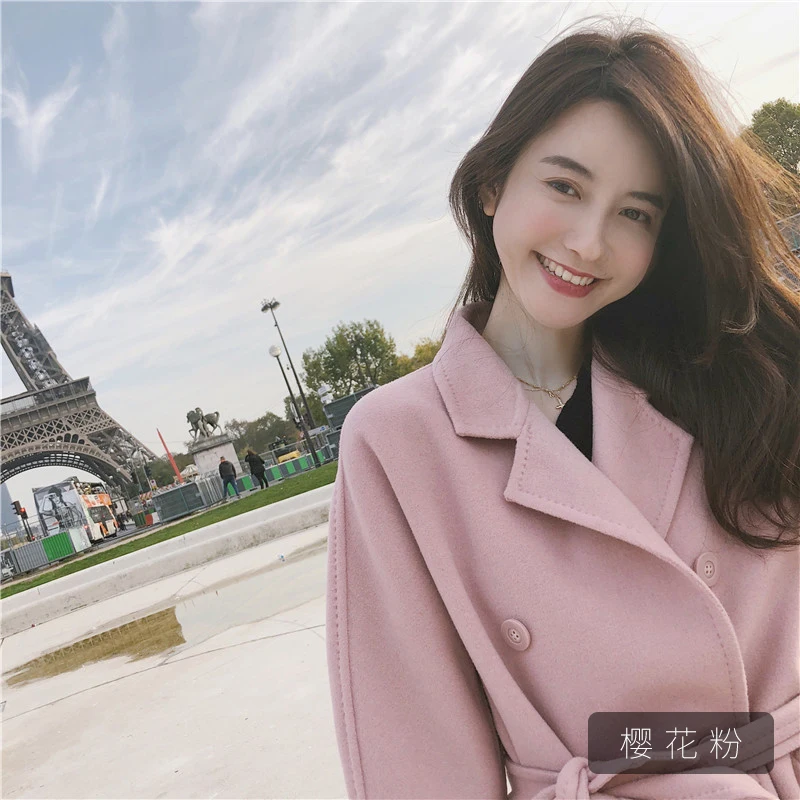 Зимние размера плюс Шерстяное пальто новинки для женщин модная с длинными