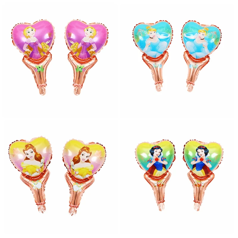 20pcs mixed 20 шт./партия вечерние воздушные шары стиль ручной жевательный воздушный шар с Минни-Маус Немо София Белль Эльза фольги воздушные шары для шарики ко дню рождения - Цвет: 20pcs mixed