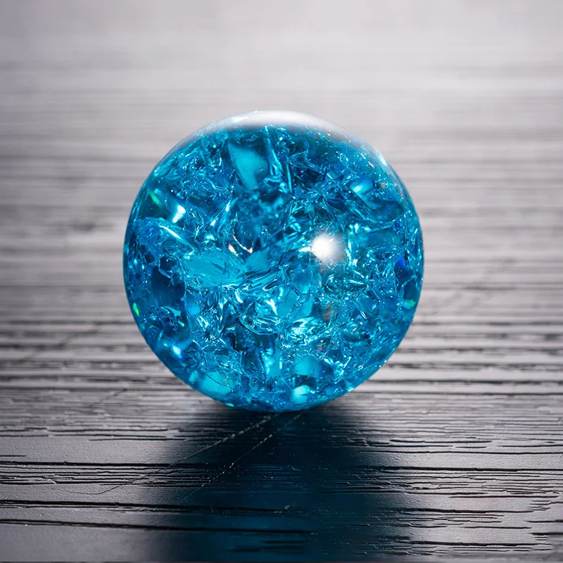 30 мм ледяной треснувший хрустальный шар фонтан бонсай водостойкие украшения