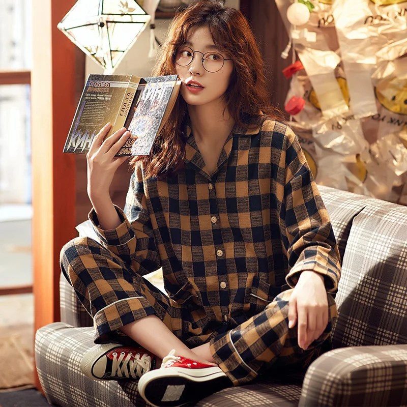 Новинка 2019 зимняя женская пижама 2 предмета Кардиган с длинным рукавом женский