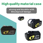 Новейшая модель; BL1860 Перезаряжаемые Батарея 18 V 8101216Ah литий-ионный аккумулятор для Makita Мощность инструмент Батарея BL1840 BL1850 BL1830 LXT 400