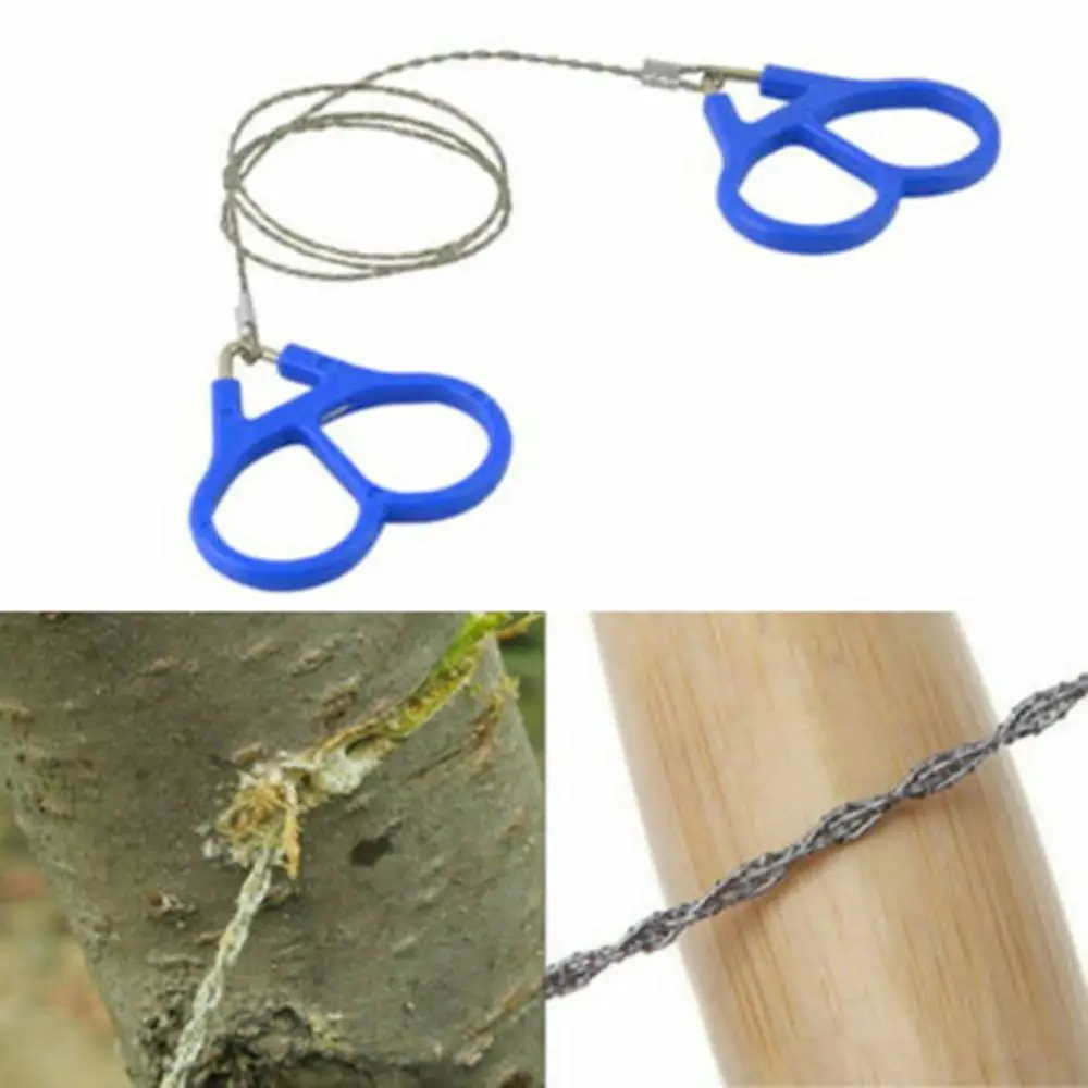 

Field Survival Stainless Wire Saw Hand Chain Saw Cutter Outdoor Emergency Survival Tools Fretsaw CampingÂ Outdoor Tools