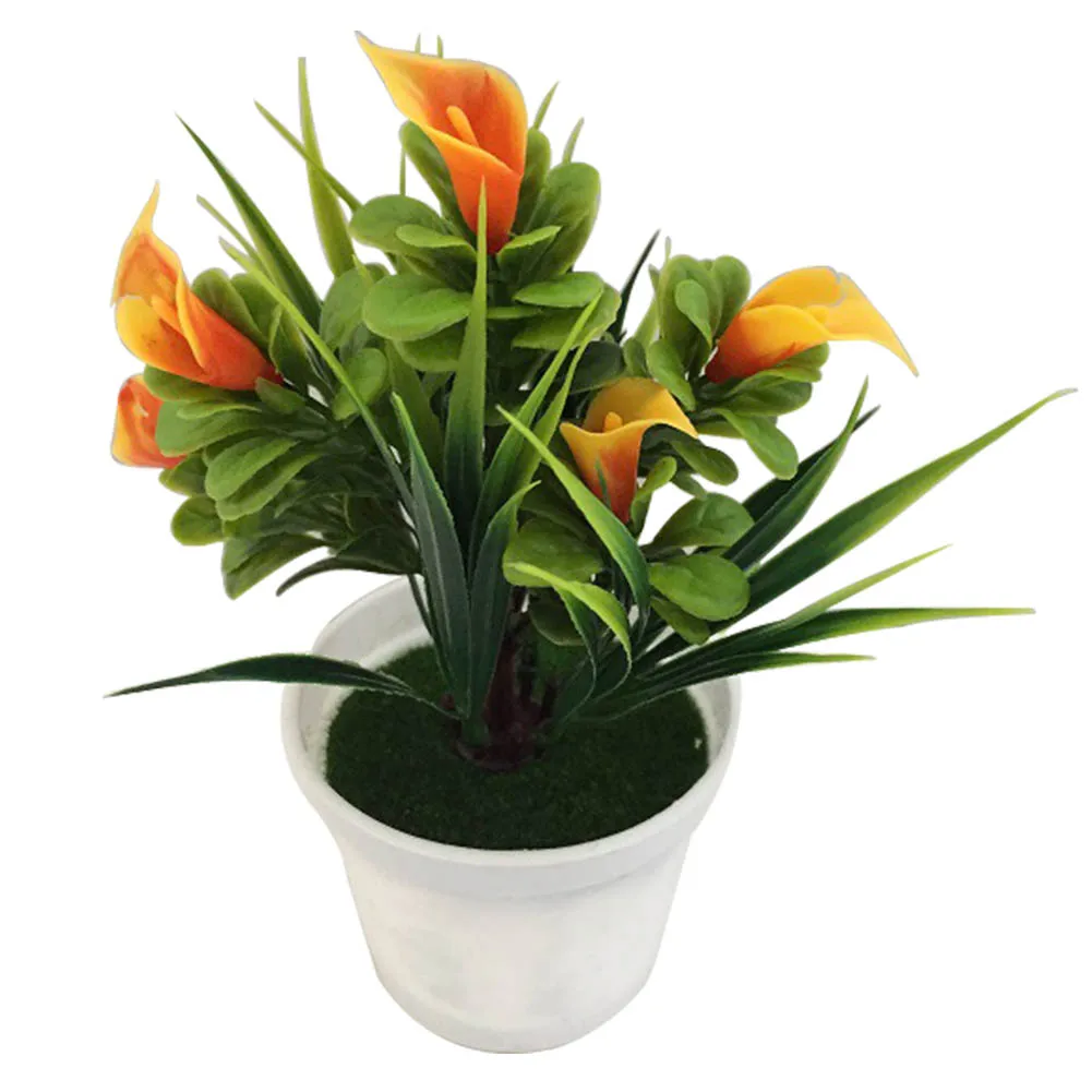 1 шт горшечных искусственный цветок бонсай этап садовый Свадебный дом вечерние