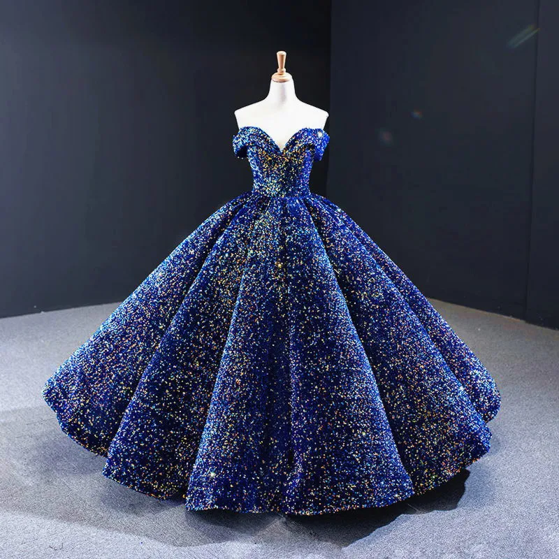 Блестящее платье для выпускного вечера ручной работы роскошное свадебное