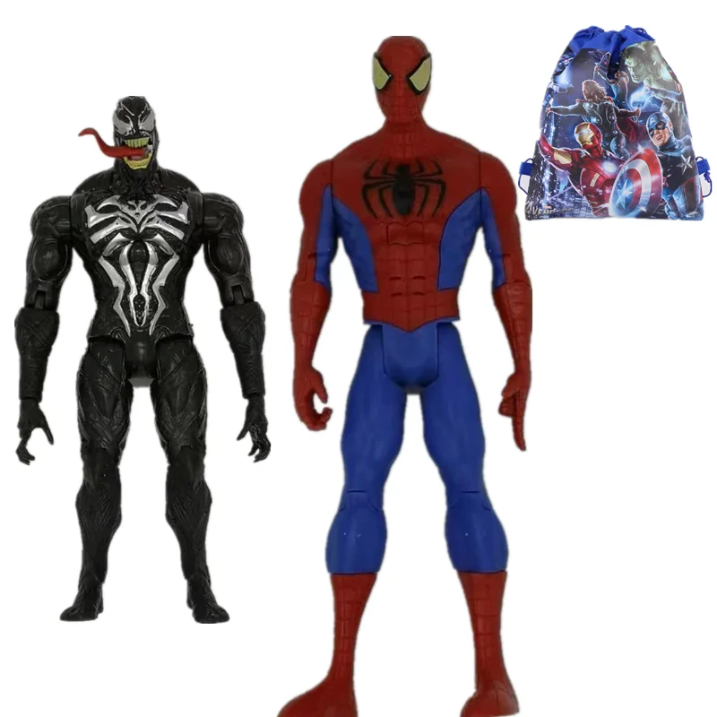 Мстители 30 см яд Халк Бэтмен Человек паук может звучать фигурку модель игрушки