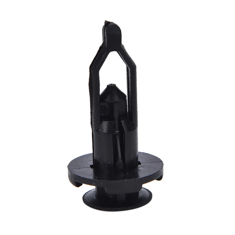 

New 100X 9mm Black color Car Door Trim Fender Clips Plastic Rivets Fastener for Toyota