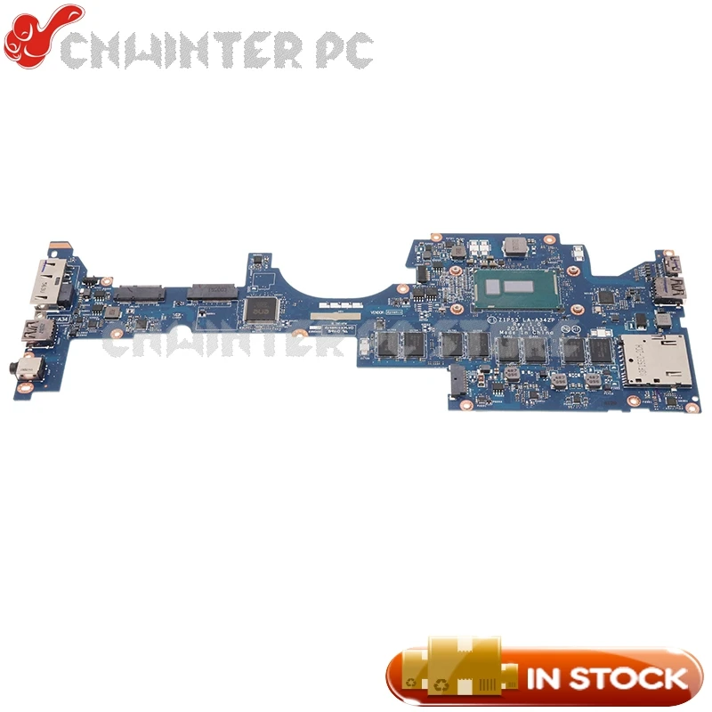 

NOKOTION For Lenovo Yoga 12 Laptop Motherboard FRU 01AY505 00HT706 00HT705 01AY504 ZIPS3 LA-342P SR23Y I5-5200U CPU 8G RAM