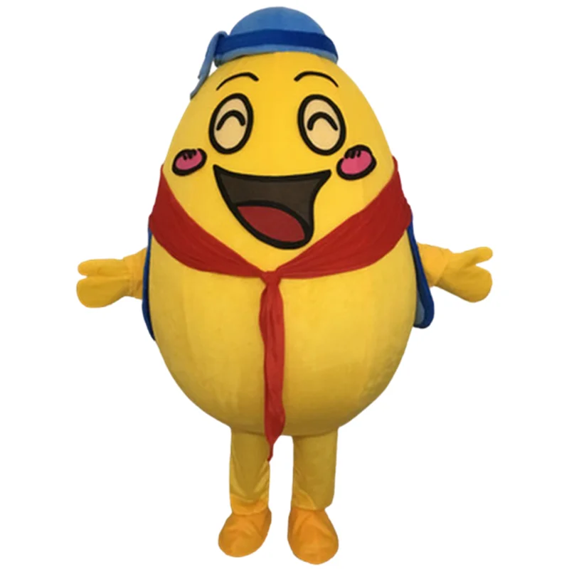 2020 Chicken Egg Mascot Costume Painting on Eggshell Easter Character Giftware Mascot  High-quality Mascot Costume Suits Ad