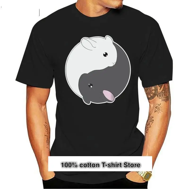 

Camiseta de Chinchilla Yin Yang para hombres, camisa bonita para amantes de los Chinchi, nueva