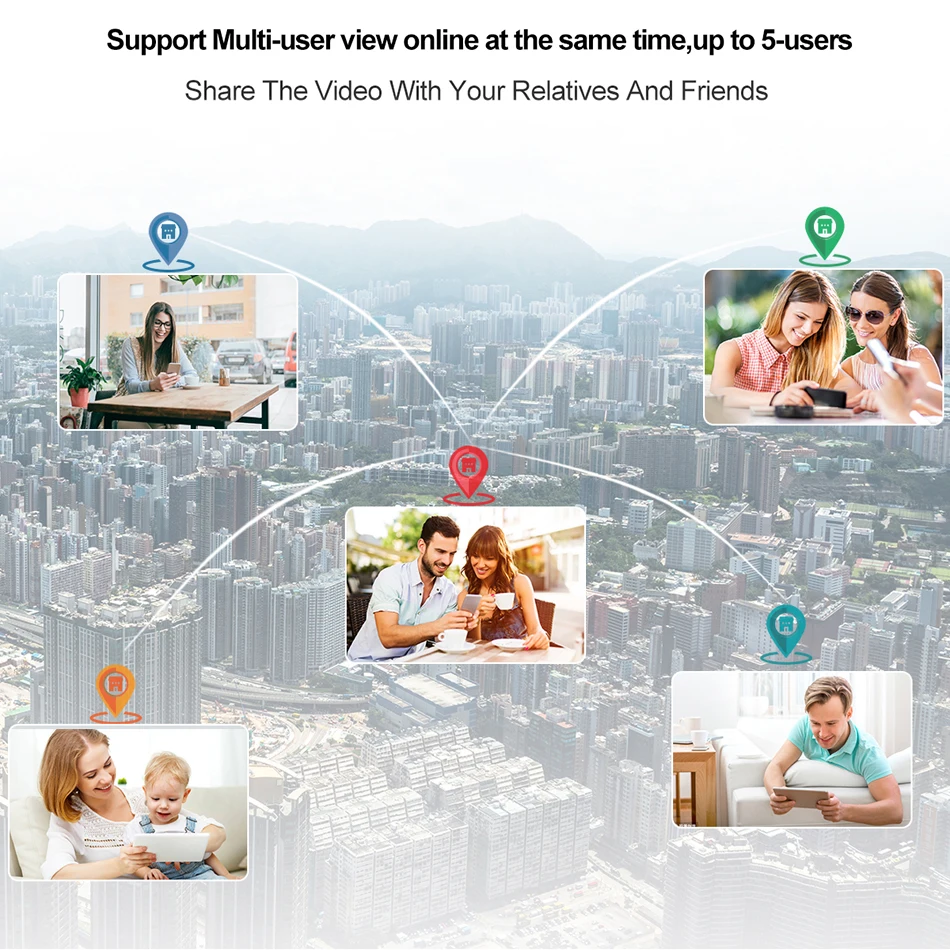 

2MP/5MP Wifi Camera Outdoor Security Wireless Camera Two-Way Audio AI Human Detected Full Color Night Vision TF Card P2P