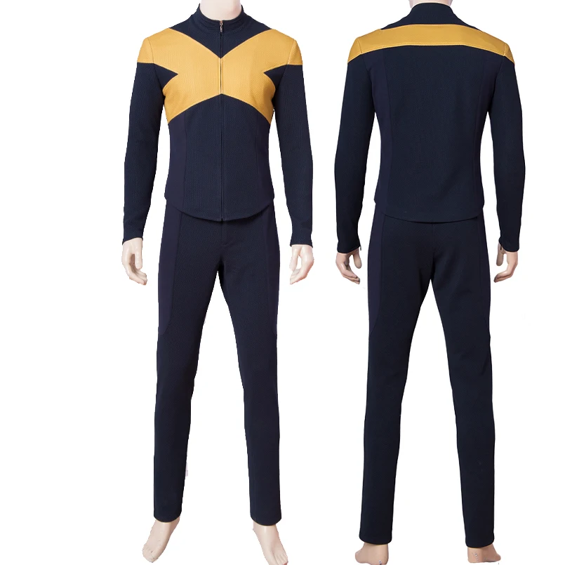 

Adult Men Halloween X Superhero Scott Summers Cosplay Costume Outfit Party Full Props Suit