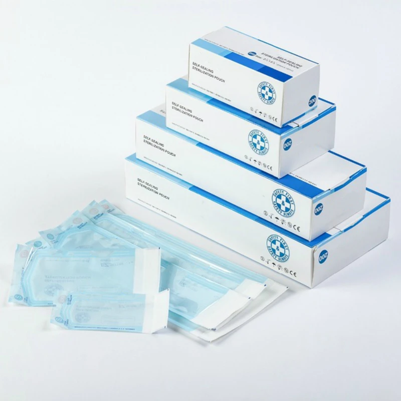 200 шт./кор. одноразовые стерилизации медицинский стерильный пакет мешки с защитой