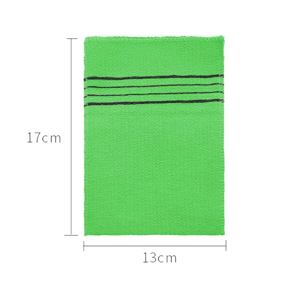 

1PC Double-sided Towel Korean Exfoliating Bath Washcloth Body Scrub Shower Towel Portable For Adults Coarse Grain Towel