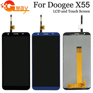5 5 for doogee x55 lcd display touch screen digitizer assembly mobile phone accessories for doogee x55 lcd tools adhesive free global shipping