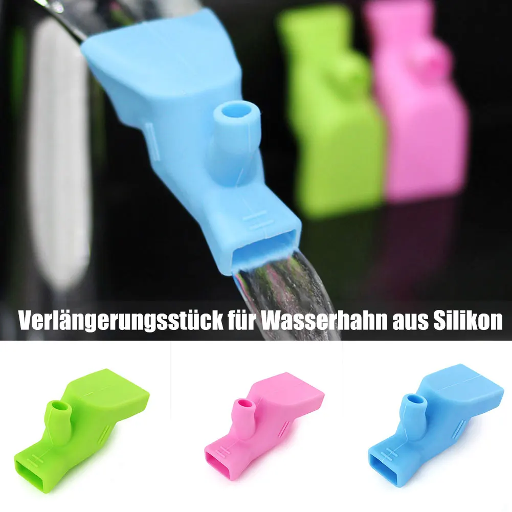 

Silicone Water Faucet Tap Sink Extender For Kids Bathroom Hand Washing Faucet Extender