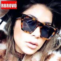 rbrovo 2021 oversized cateye sunglasses women luxury brand eyewear for womenmen high quality glasses women gafas de sol mujer