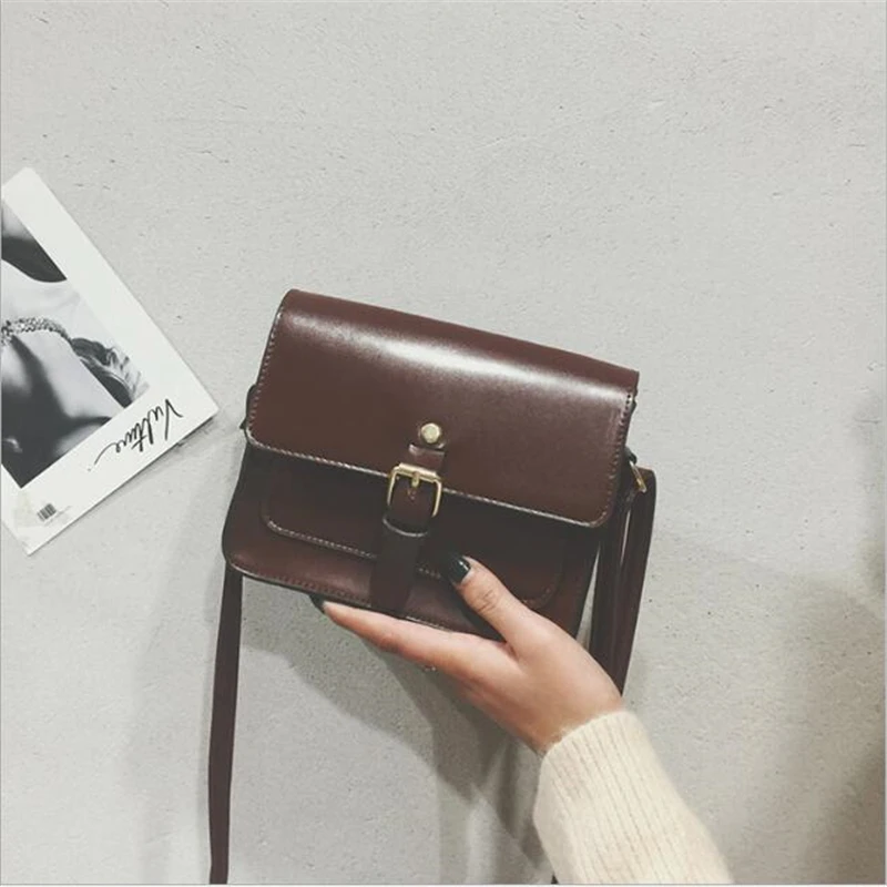 Сумка DIDABEAR женская маленькая кожаная модный саквояж на плечо винтажный