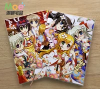 anime magical girl lyrical nanoha figure student writing paper notebook delicate eye protection notepad diary memo gift