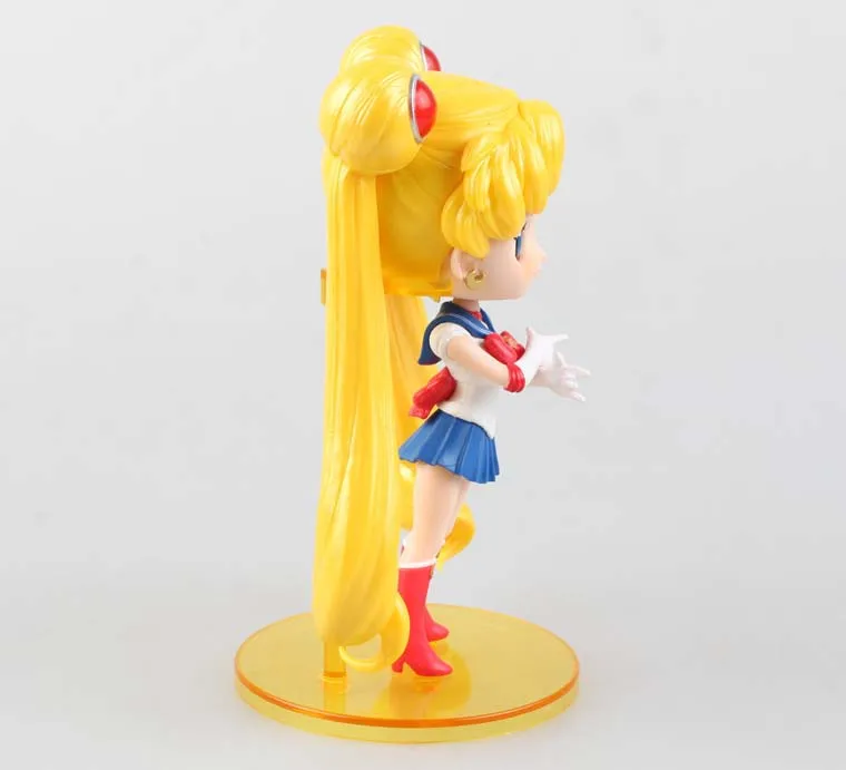 15cmPVC Q Posket Сейлор Мун Принцесса Серенити Tsukino Усаги фигурки Статуя Модель куклы милые горячие фестиваль подарок для детей