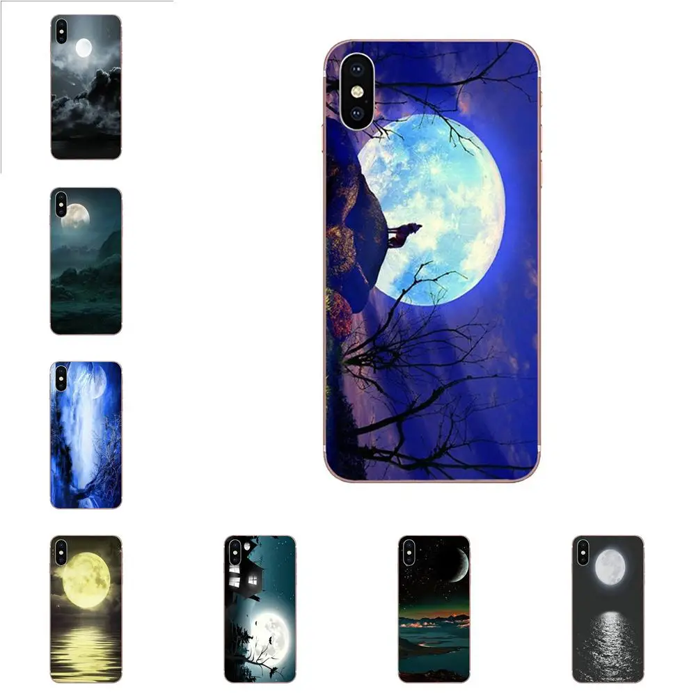 Мягкий Новый Стиль Стрекоза на полнолуние парк S для Apple iPhone 11 Pro X XS Max XR 4 4S 5 5C 5S SE SE2 6