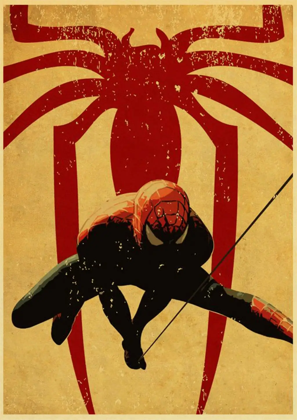 E145 Винтажный постер Фильм Marvel супергерой Супермен Бэтмен плакаты крафт-бумага настенное искусство постер в стиле ретро домашний декор - Цвет: E145