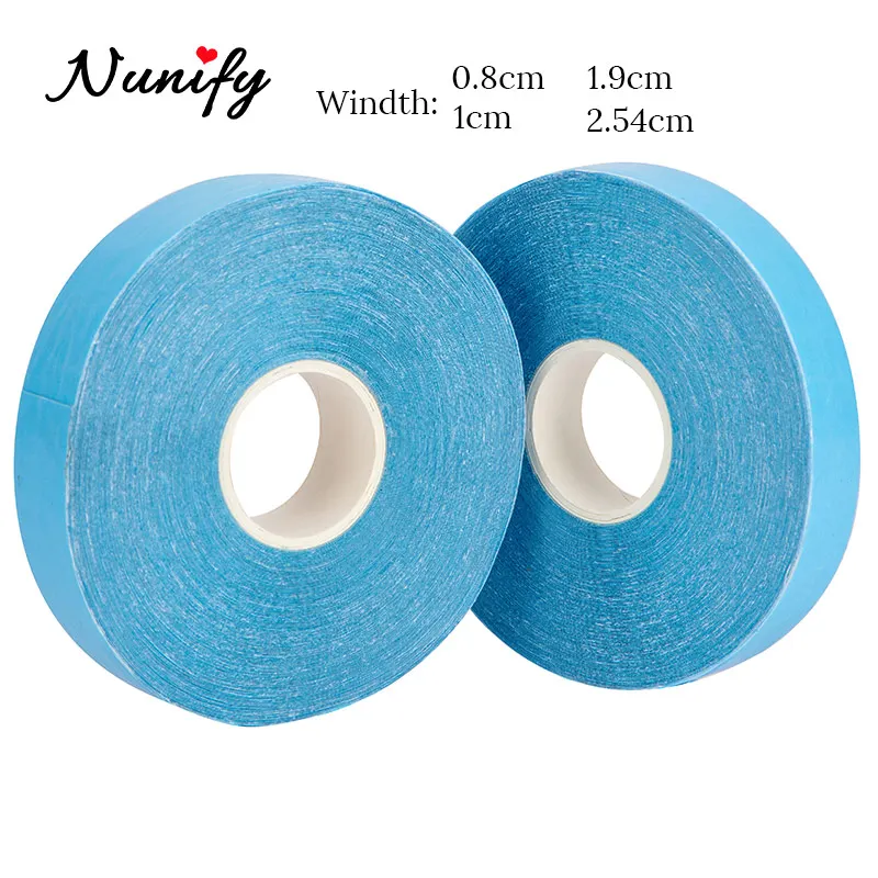 Nunify Hair Glue For Lace Wig Blue Walker Tape Waterproof Wig Tape Double Sided Adhesive Tape For Hair Extension/Toupee/Lace Wig