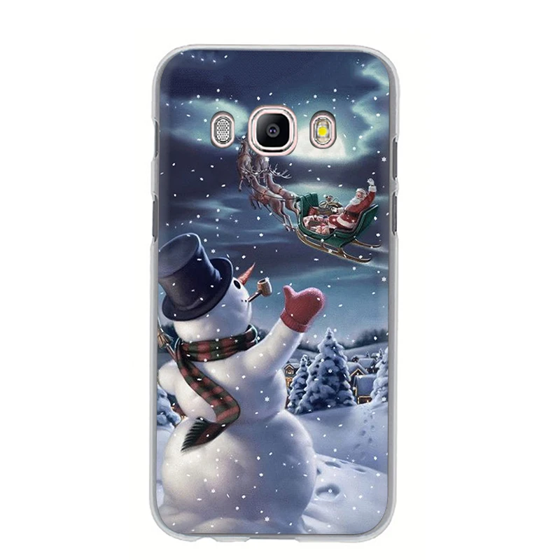 H13 Счастливый год Счастливого Рождества жесткий чехол для телефона для samsung A5 A7 A9 A6 A8 плюс A10s 20С 30С 40С с 50s 60 70 - Цвет: H13
