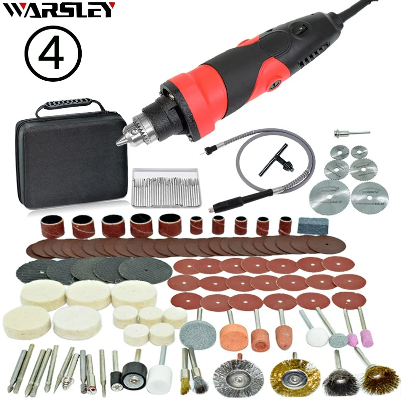 W-DM0004 400 Вт гравер Dremel электрическая дрель гравировальная ручка шлифовальный станок Мини дрель DIY дрель Электрический Роторный инструмент мини-мельница шлифовальный станок - Цвет: W-DM0004
