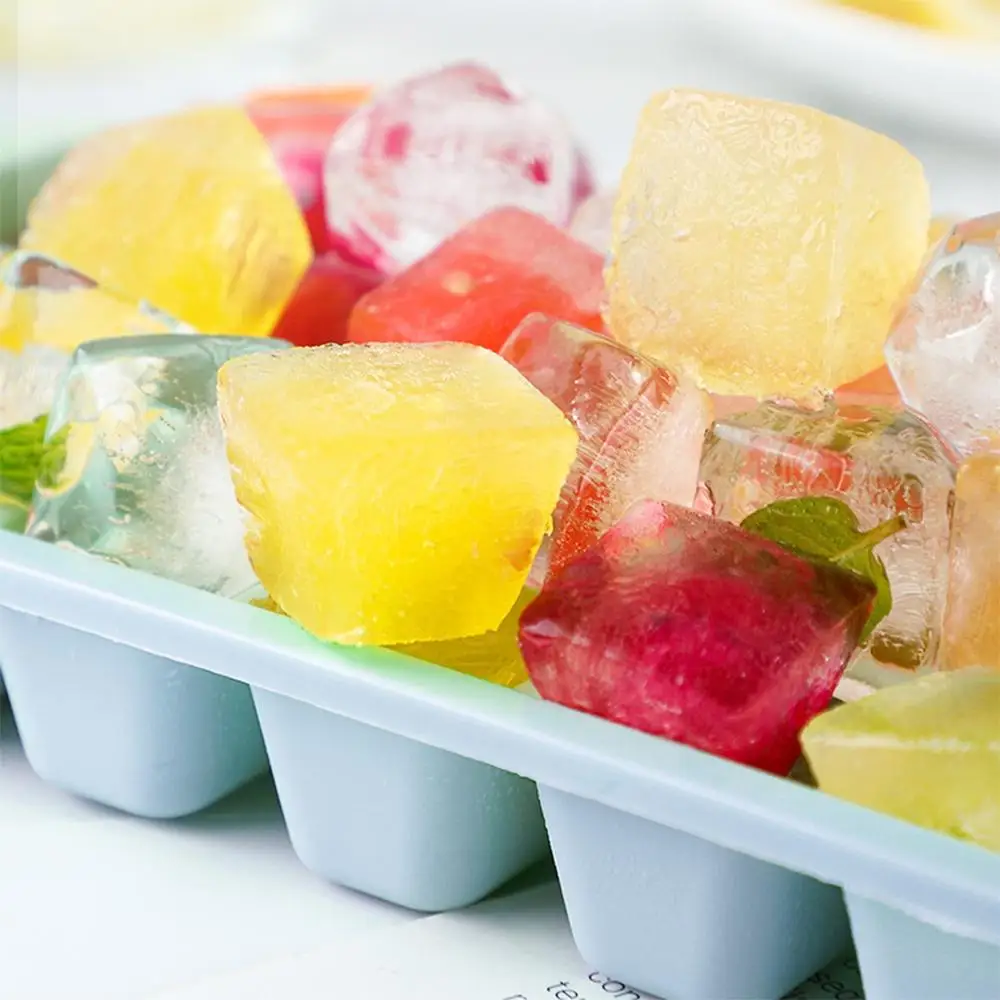 

21 60 96 Grids DIY Ice Cube Trays Food Grade PP Creative Mold Soft Summer Making Mold Ice Mould Kitchen Tools Ice Cube Moulds