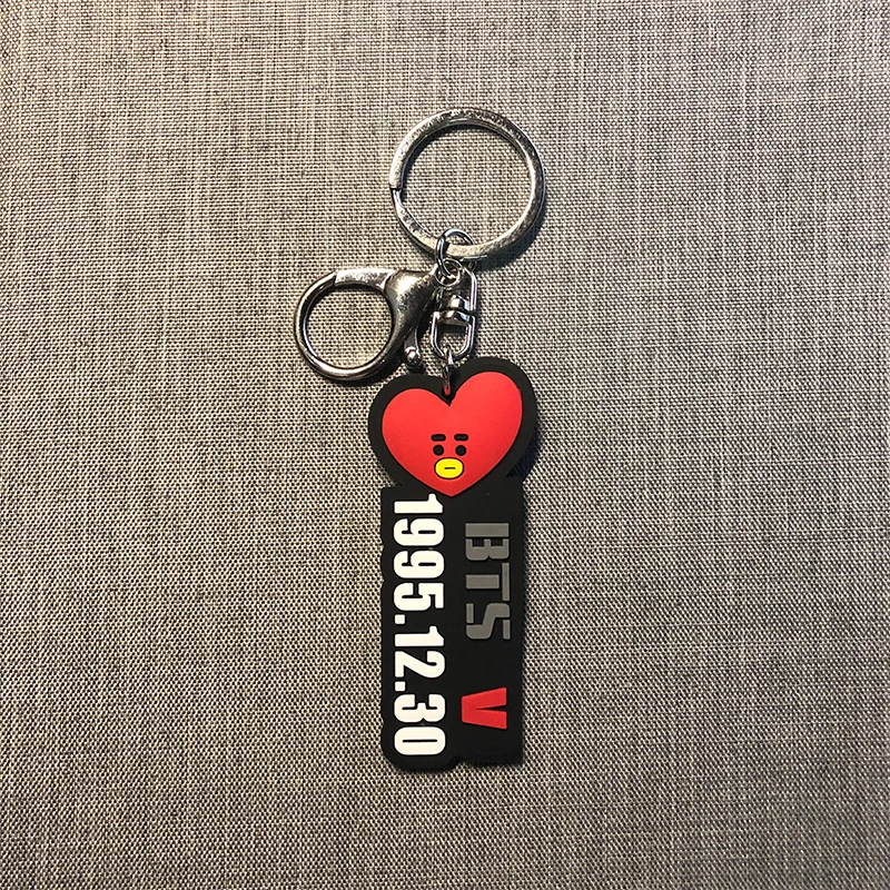 

3 TBTS Bulletproof Youth Group Keychain Zipper pull head Pendant Peripheral