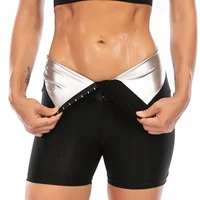 summer sweating shorts for women elastic waist trainer tummy control sports fitness leggings shorts mujer pantalones clothing