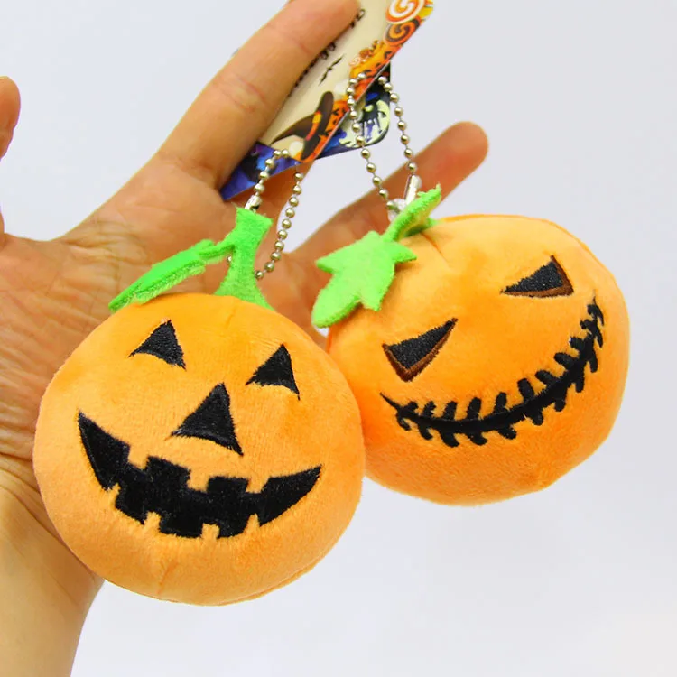 20 шт./лот оранжевая плюшевая лампа в виде тыквы на Хэллоуин игрушечные фонари