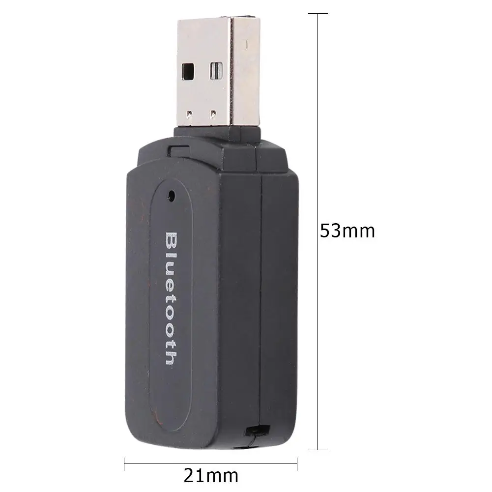 

Wireless A2DP Bluetooth Stereo Audio Receiver Transmitter for 3.5mm AUX Adapter Classic Colors and Simple Durable Design