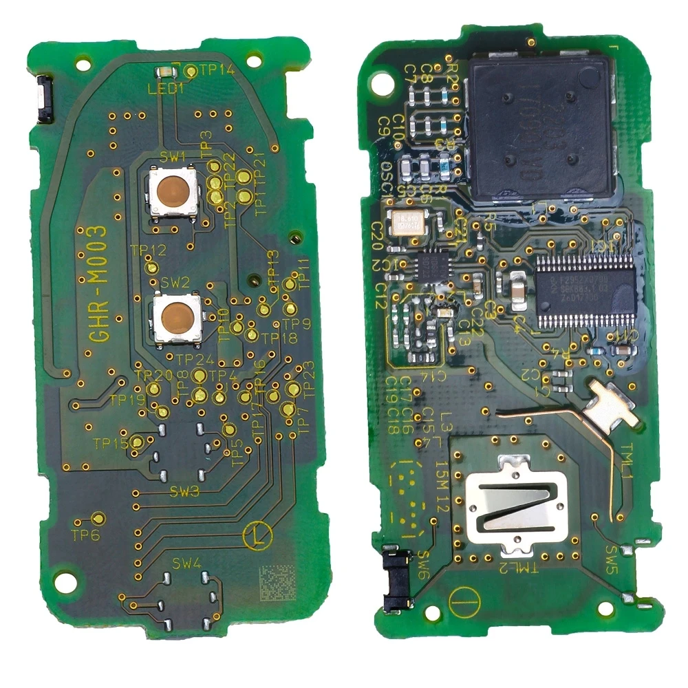 KEYECU Подлинная OEM Автозапуск смарт-ключ 2/3 Кнопка 433 МГц ID47 для Mitsubishi Pajero Montero Sport L200