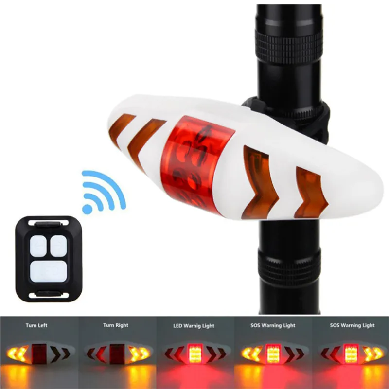 

Беспроводной велосипед светильник интеллектуальный пульт дистанционного управления Управление велосипед указатель поворота Хвост свети...