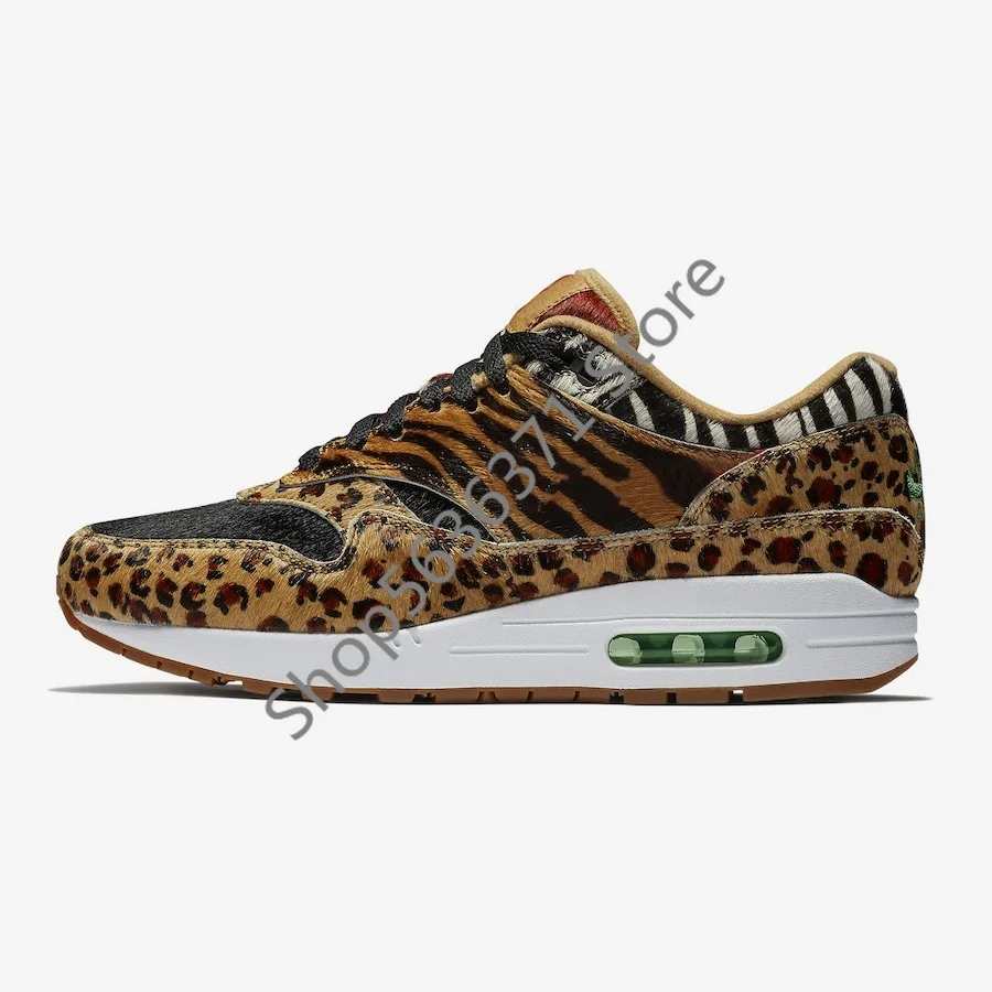 Новое поступление повседневная обувь Max 1 87 DLX Air ATMOS 1s parra Leopard gra для мужчин и женщин