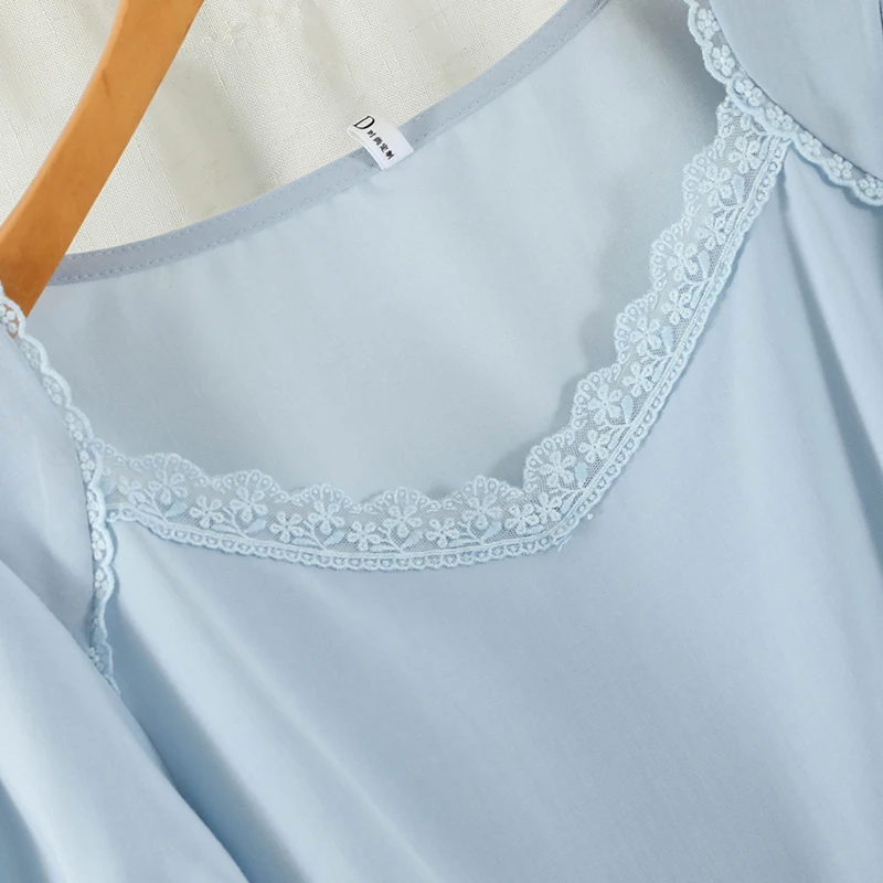 

FTLZZ New Summer A Line V Neck Puff Sleeve Mid-Calf High Waist Women Dresses Casual Solid Slim Lady Short Dress