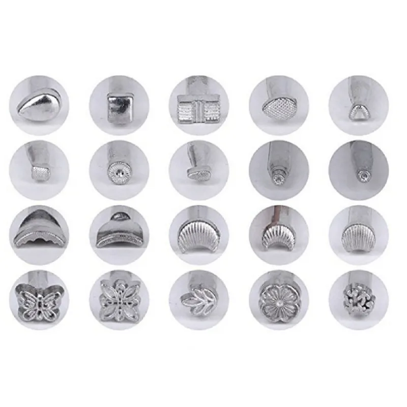 

59PCS Leather Craft DIY Hand Tools Kit Hand Sewing Stitching Engraving Stamp Professional Leather Crafting Sets For Bookbinding