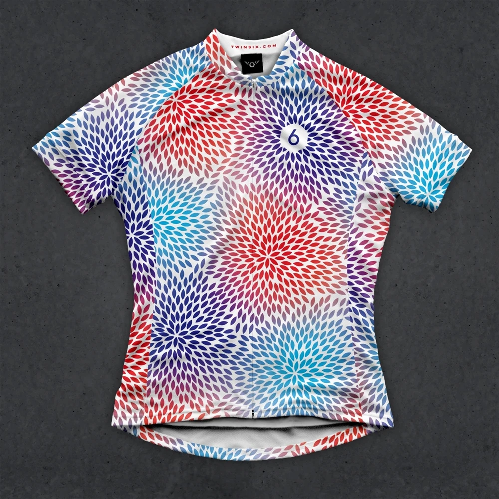 Новинка 2020 двойная мужская летняя футболка с коротким рукавом для велоспорта