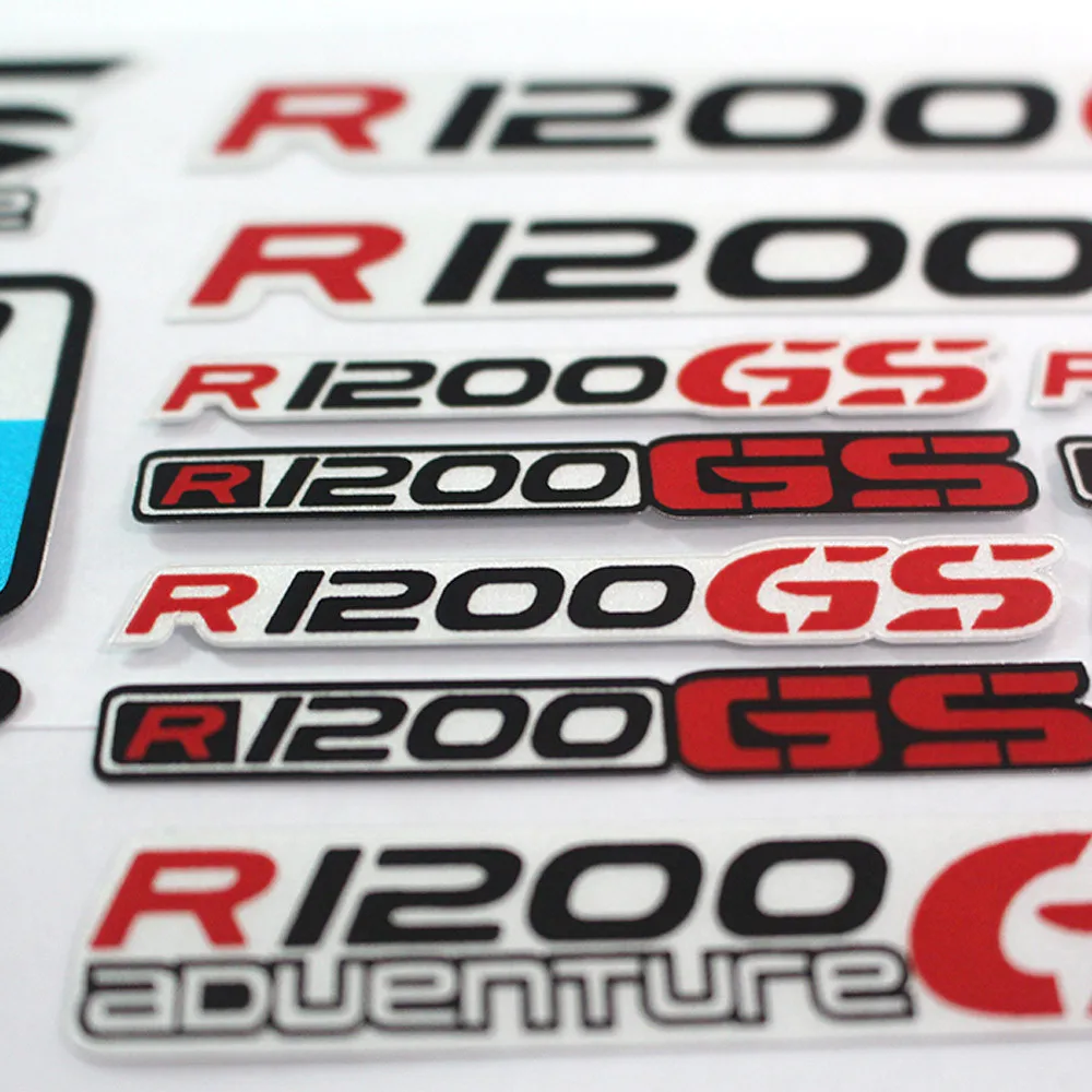 

For R1200GS r1200 gs Motorcycle body tail box sticker Beak Fender Decal Shock absorber Reflective Waterproof sign sticker