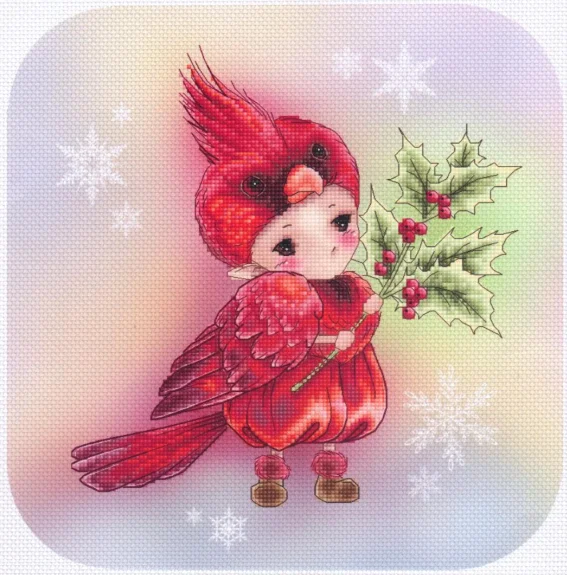 HH Набор для вышивки крестиком веер выдувается веером рукоделие крестом 14 карат