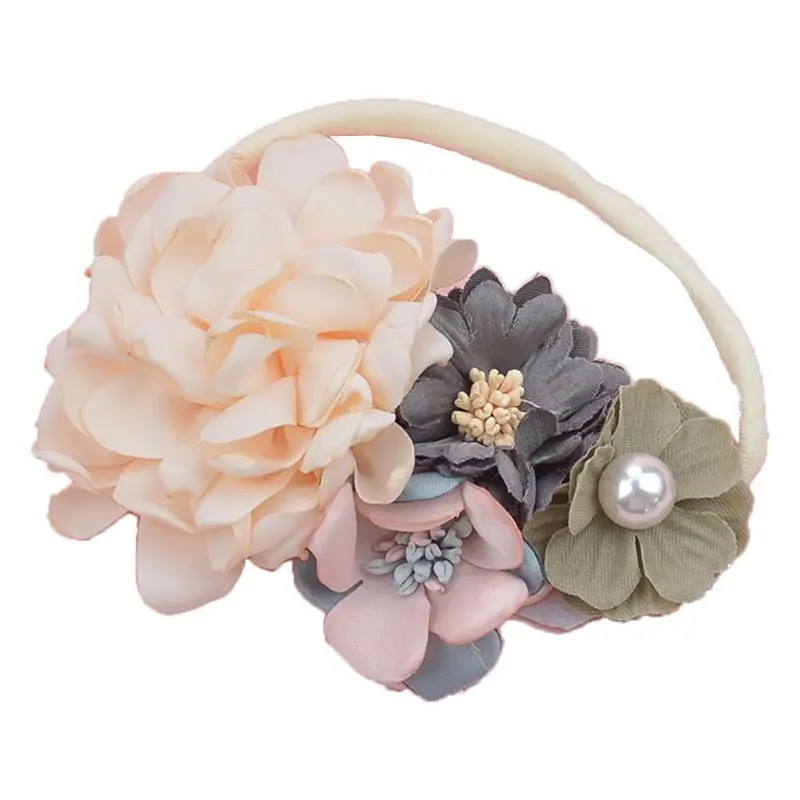 

Baby Girl Flower Elastic Headband Infant Kids Stretch Hair Band Photography Prop New Dropship