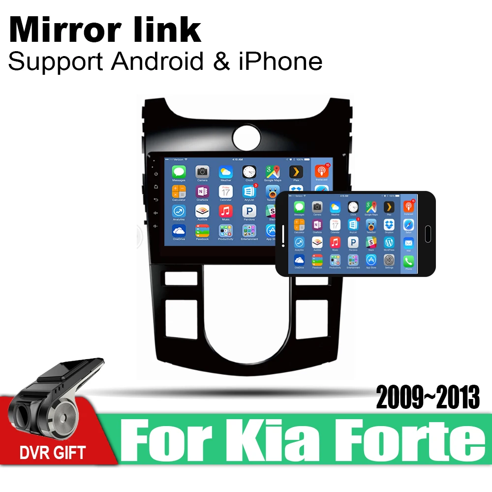Автомобильные аксессуары для Kia Forte 2009-2013 AT мультимедийный плеер на Android система