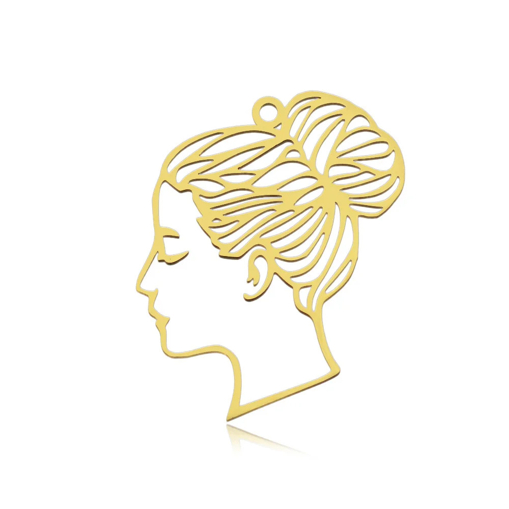 Серьги-подвески из нержавеющей стали, 5 шт./лот, 316