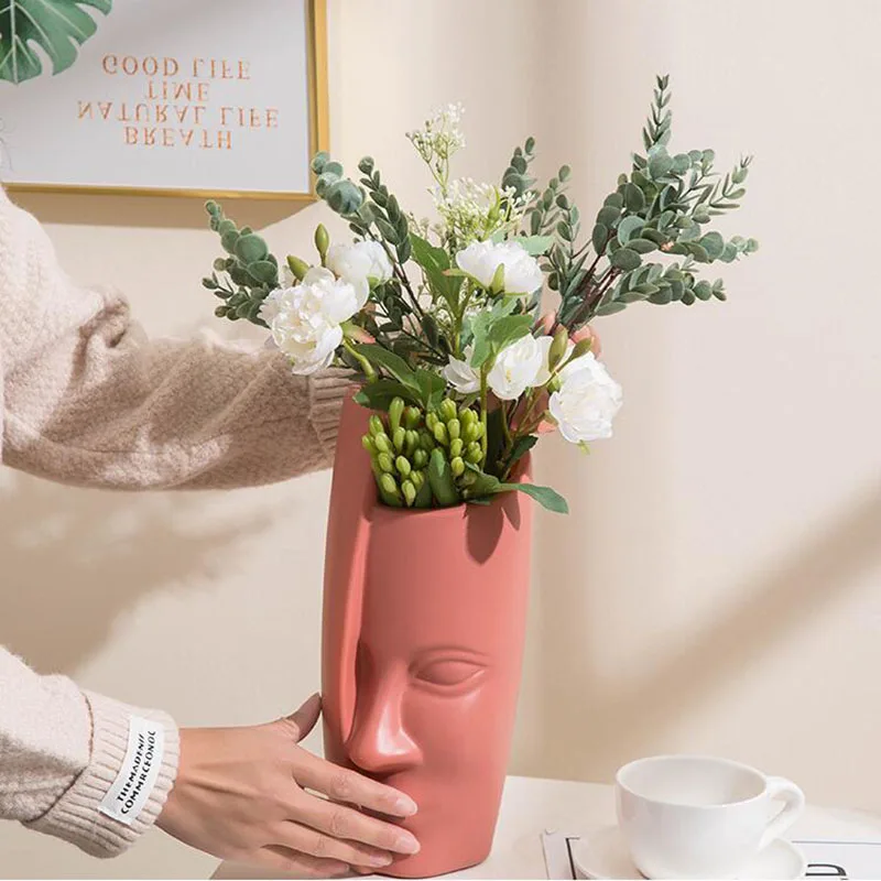Европейский стиль искусственное украшение антикерамическая пластиковая ваза