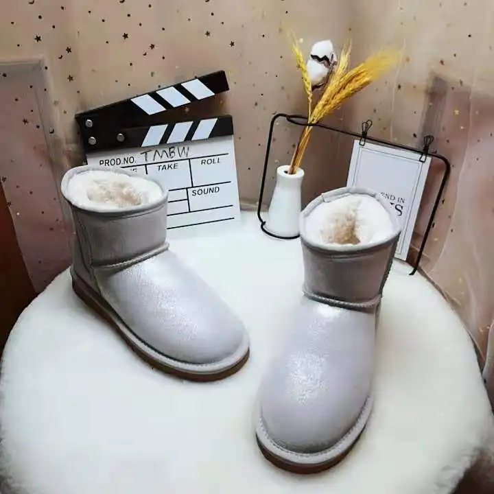 ; зимние сапоги на натуральном меху; botas mujer; классические Водонепроницаемые зимние сапоги из натуральной воловьей кожи; зимняя обувь для женщин