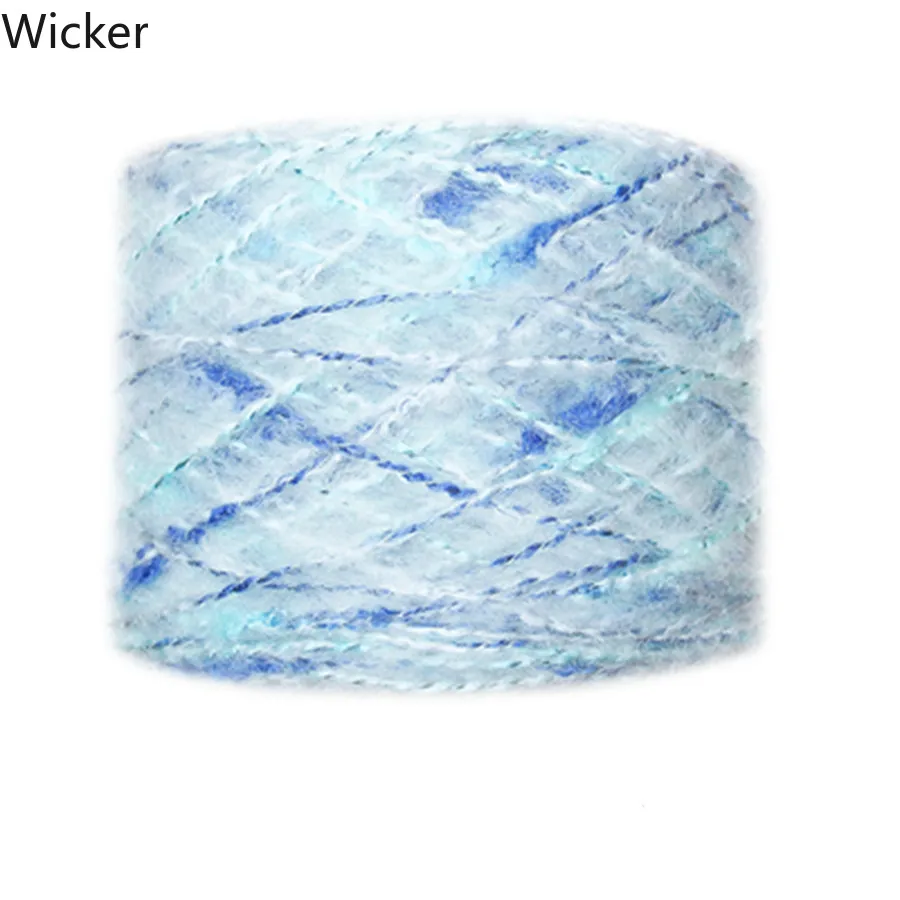 50 г разноцветная пушистая плюшевая смешанная пряжа Антистатическая тонкая