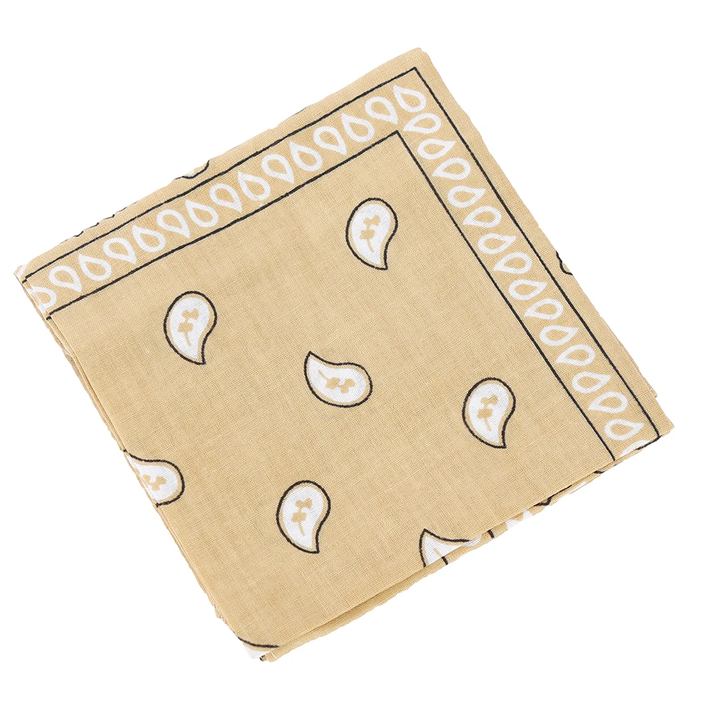 Бандана квадратная для мужчин и женщин хлопковый платок в стиле хип-хоп 55 х55 см