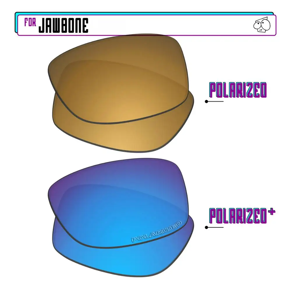 

Ezrelease поляризованные Сменные линзы для-солнцезащитные очки Oakley Jawbone-BlueP Plus-GunmetalP